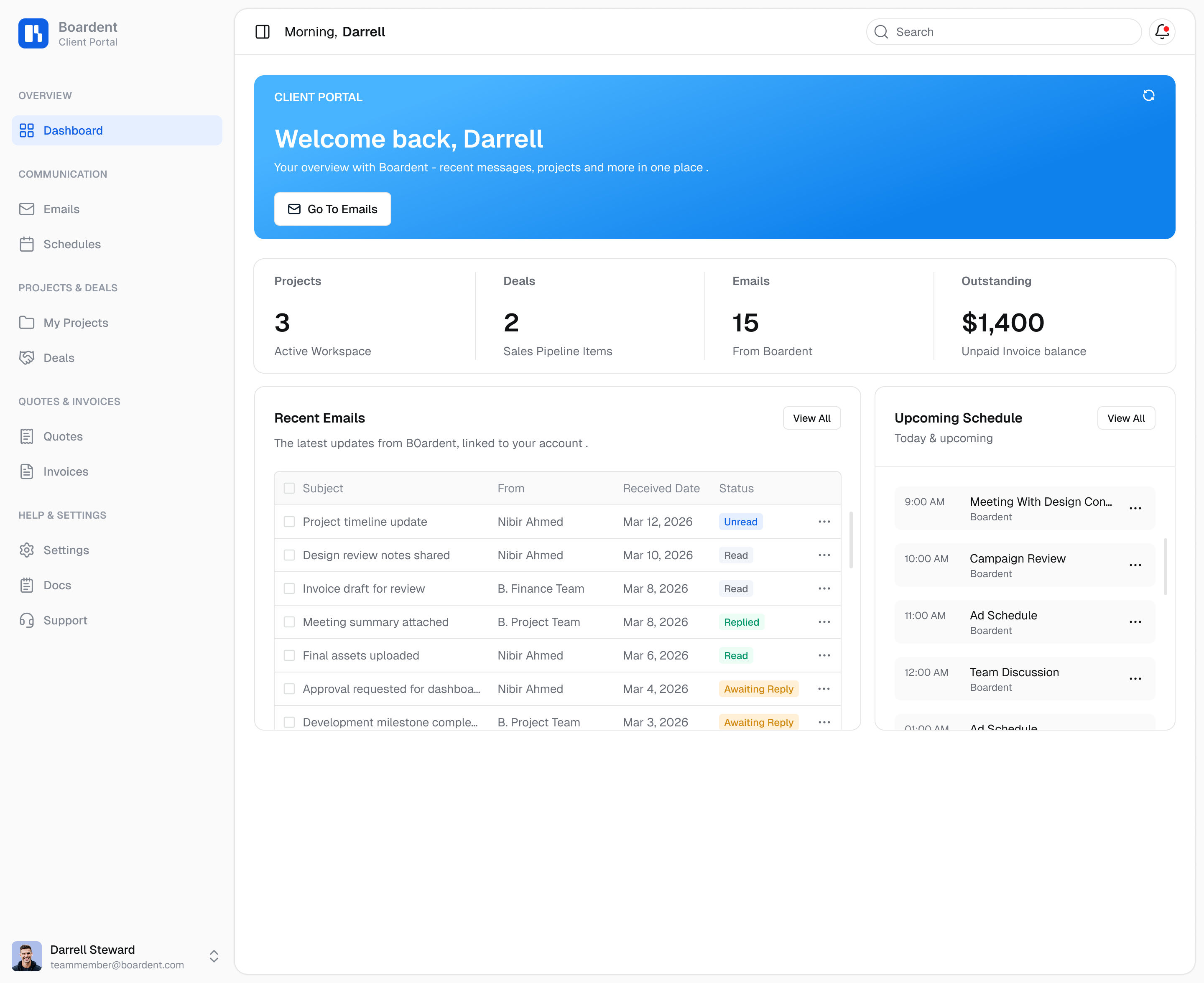 Client portal